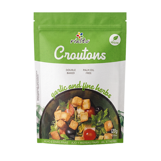 Croutons Alho e Ervas Finas VEGAN - 120g