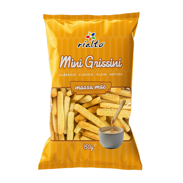Mini Grissinos Clássicos Massa Mãe 150g