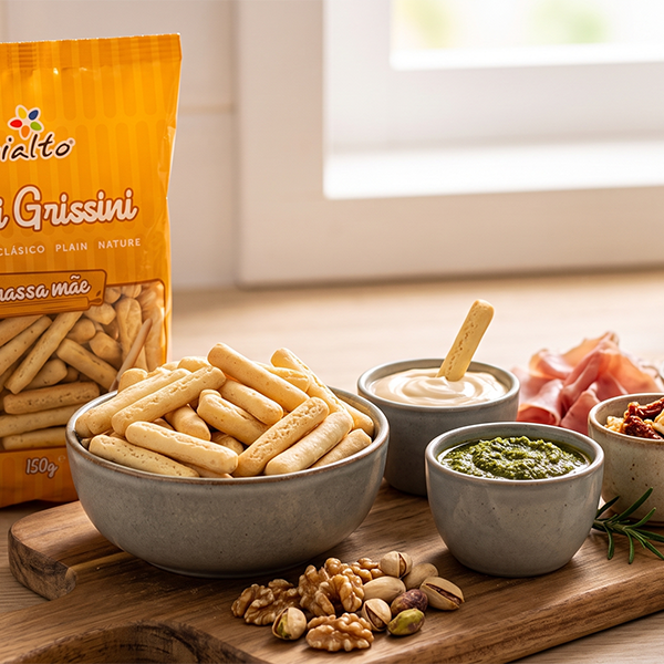 Mini Grissinos Clássicos Massa Mãe 150g