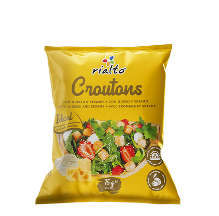 Croutons Rialto Queijo/Sésamo 75g